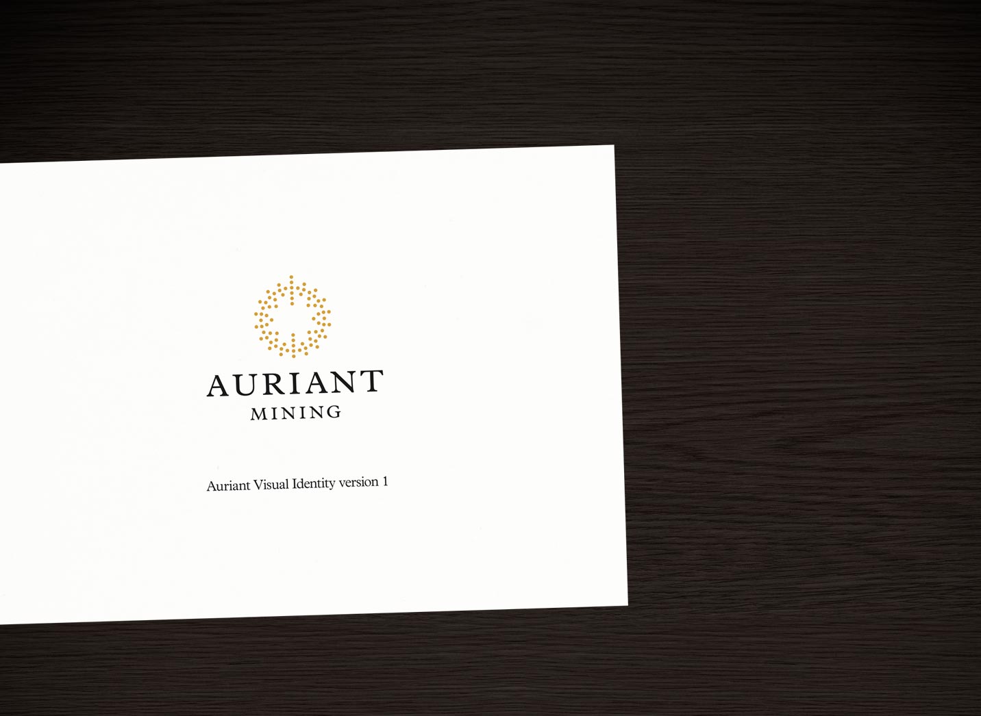 Auriant Mining corporate identity